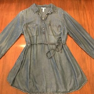 Liz Lange Maternity Denim Chambray Tunic